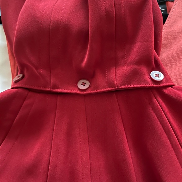 London Fog Red Trench Rain Coat with Hood New without tags Small - Picture 5 of 12